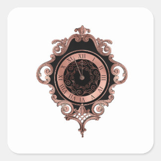 Rose Gold New Year Party Envelope Seal