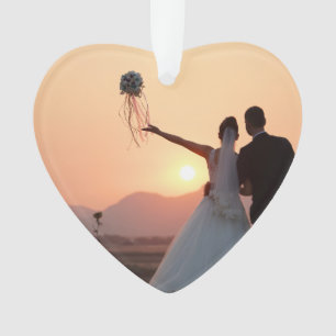 Rose Gold Newlyweds Ornament
