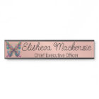 Rose Gold Office Door Sign Signs Name Plate