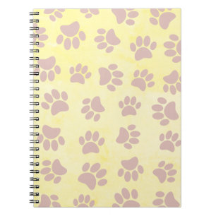 Rose Gold On Old Paper Pattern Notebook