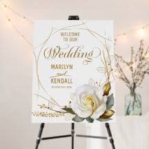 Rose Gold Organic Floral Wedding