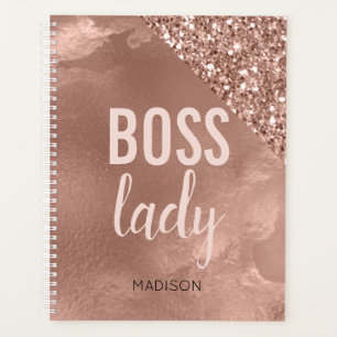 Rose Gold Pailleté Personnalisé Femme au Pouvoir