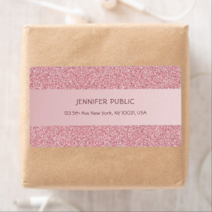 Rose Gold Parties scintillant Modèle Sophisticated