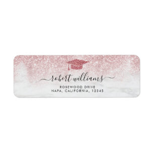 Rose Gold Parties scintillant Ombre Graduation Adr