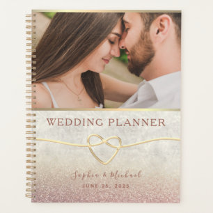 Rose Gold Photo Wedding Planner