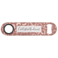 Rose Gold Pink Leopard Cheetah Animal Print