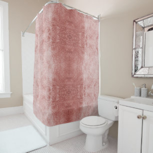 Rose gold pink velvet Shower Curtains  or velour