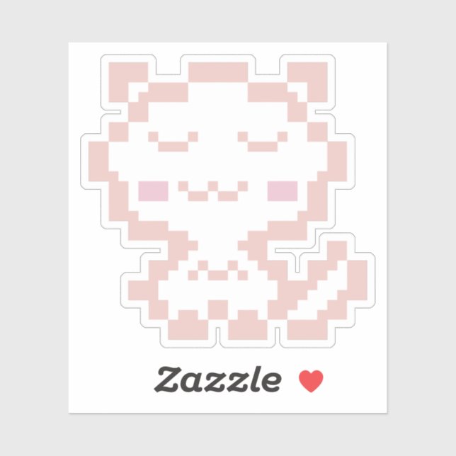 Rose Gold Pixel Cat (Sheet)