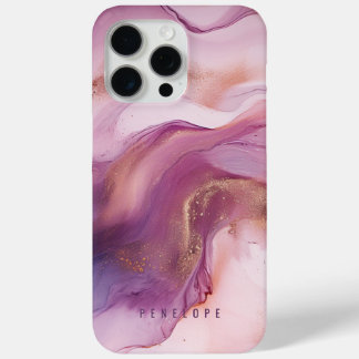 Rose gold purple marble girly  IPhone case 