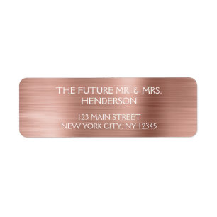Rose Gold - Rose Tendue Mariage Moderne