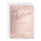 Rose gold script modern Sweet 16