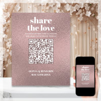 Rose Gold | Share The Love QR Code
