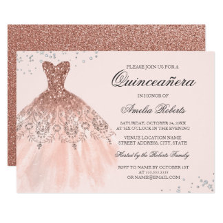 quinceanero invitations