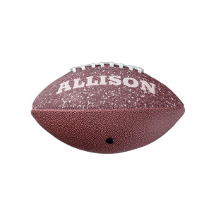 Rose Gold Sparkle Football