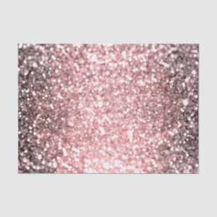 Rose Gold Sparkle Lights Girls Glittery Sparkly Tissue Paper