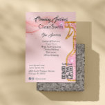 Rose Gold Spray Cleaner House Cleaning Flyer<br><div class="desc">Cleaning services  Flyer customizable with contact details,  phone,  plus qr code to link directly to your contact,  your instagram or your calendar to schedule an appointment for your services,  edit the services you offer and enhance your cleaning services business</div>