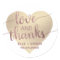 Rose Gold Thank You Wedding