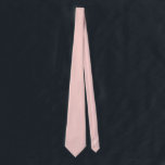 Rose Gold Tie<br><div class="desc">Dusty light pink trendy rose gold tie with customizable initial on back side of tie.</div>