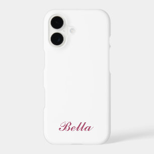 Rose Gold & Transparent Personalized iPhone 7 Case