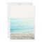Rose gold typography beach photo wedding