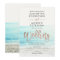 Rose gold typography beach photo wedding