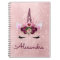 Rose Gold Unicorn Sparkle Princess Monogram Name