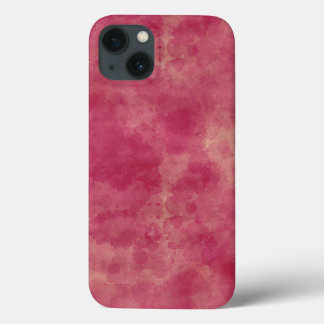 Rose Gold Watercolor Abstraction iPhone 13 Case