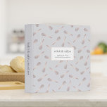 Rose Gold Whisk Employee & Client Safety Procedure Binder<br><div class="desc">Getting ready to reopen with a whole new set of guidelines? Organize your small business or company Covid-19 health and safety policies and procedures in elegant branded binder for your bakery, pastry chef service, or catering company. Binder features a soft pastel grey cover adorned with a faux rose gold foil...</div>