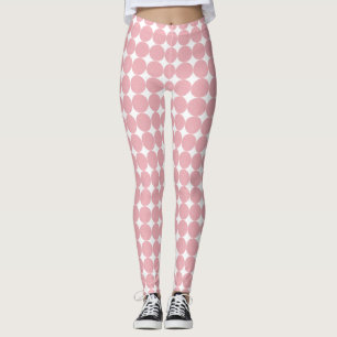 Rose Gold White Modern Trendy Elegant Template Leggings
