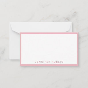 Rose Gold White Simple Template Modern Elegant