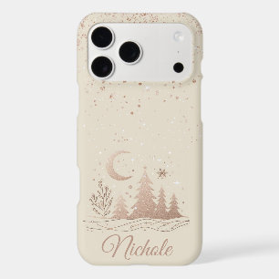 Rose Gold Winter Night