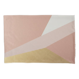 Rose Golden Hour Geometry Pillowcase