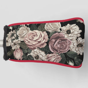 rose golf head cover