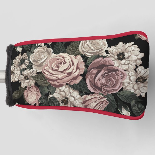 rose golf head cover (Front)