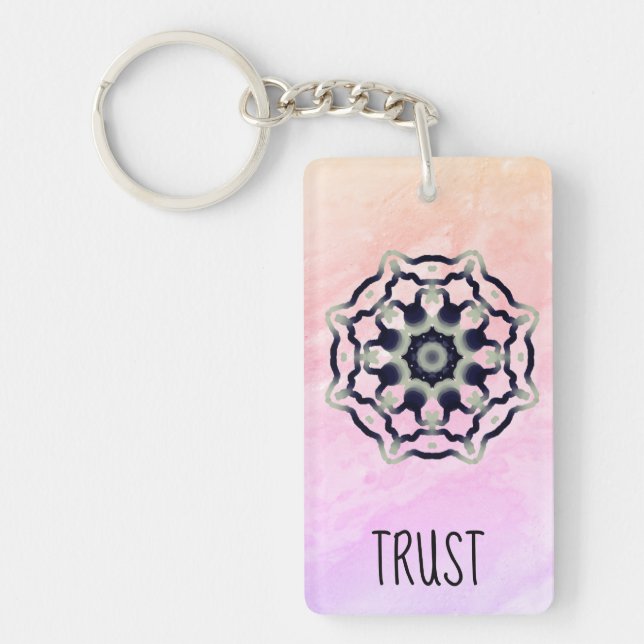 Rose gris noir de Chakra de coeur de mandala de (Devant)