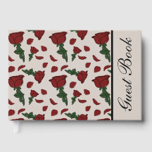 Rose guest book