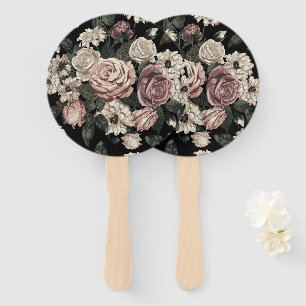 rose hand fan