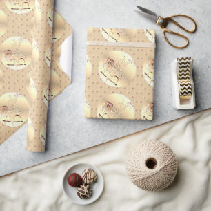 Rose "Happy Birthday"  Wrapping Paper