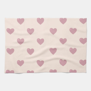 Rose Hearts Kitchen Towel