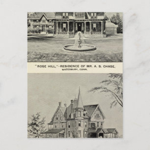 Rose Hill, Judd residence Postcard