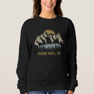 Rose Hill Virginia Mountain Sunset Sunrise VA Sweatshirt