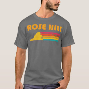 Rose Hill Virginia Vintage Distressed Souvenir T-Shirt