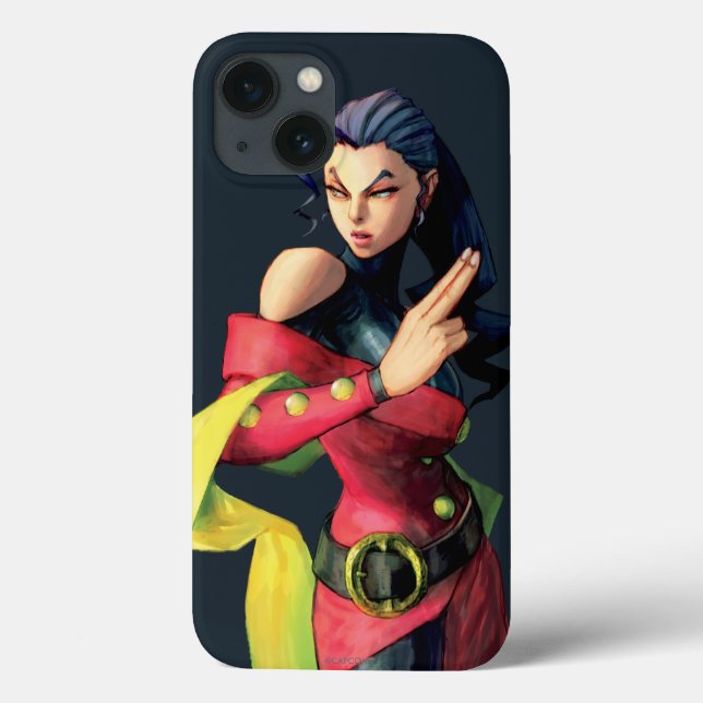 Rose Holding Up Two Fingers Case-Mate iPhone Case (Back)