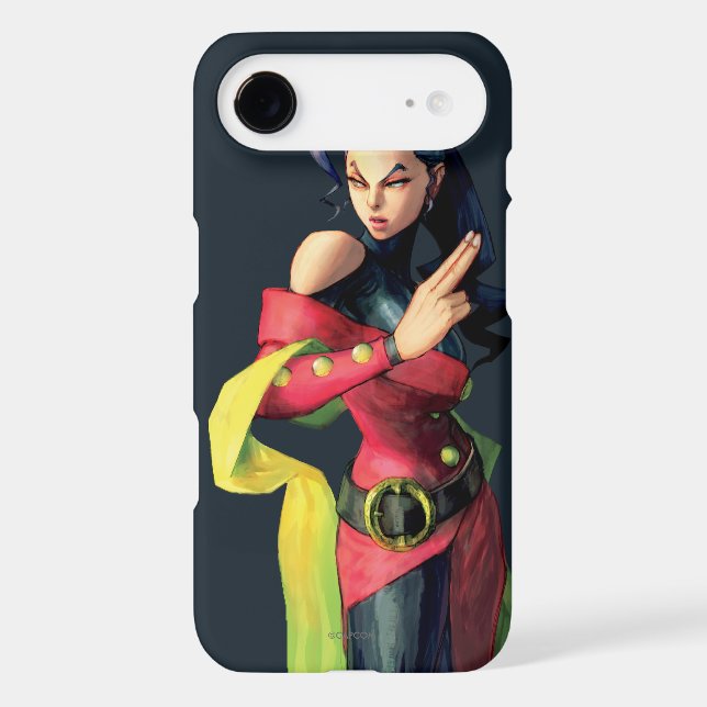 Rose Holding Up Two Fingers Case-Mate iPhone Case (Back)