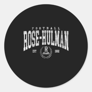 Rose Hulman Institute Of Technology Arch Retro For Classic Round Sticker