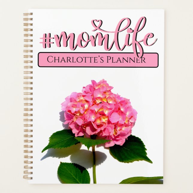 rose hydrangea rose fleur rose fleurie #momlife (Devant)