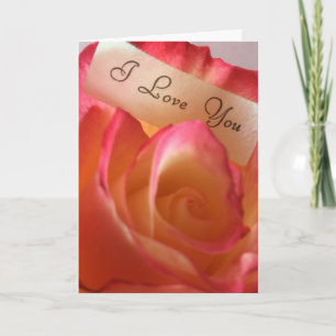 Rose I love you Card