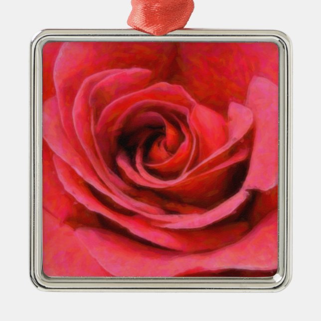 Rose Impressions Holiday Ornaments (Front)