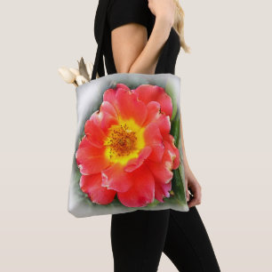 Rose in autumn tote bag