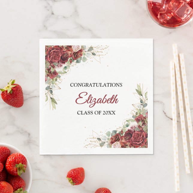 Rose In Bloom Napkin (Insitu)
